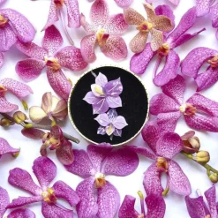 Opulent Orchidaceae Brooch