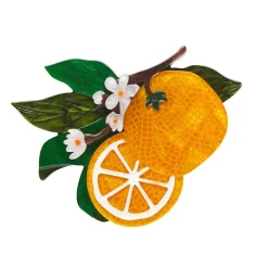 Orange Crush Brooch