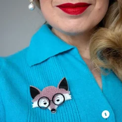 Oscar Wildenfox Brooch