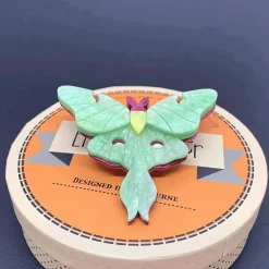 Over The Moon Brooch