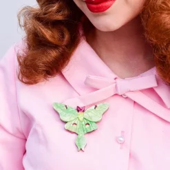 Over The Moon Brooch