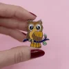 Owl Eyes On You Enamel Pin