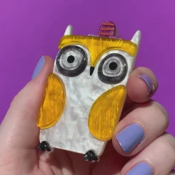 Owl-O-Ween Brooch
