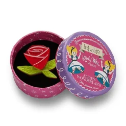 Painted Rose Mini Brooch
