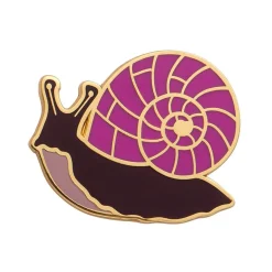 Painted Shell Enamel Pin