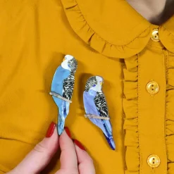 Pair O' Keets Brooch Set