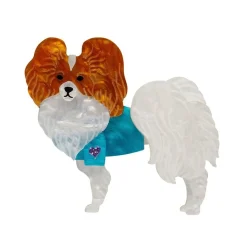 Papillon En Bleu Brooch