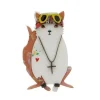 Paradise City Cat Brooch