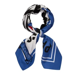 Paris Skyline Square Scarf - Blue