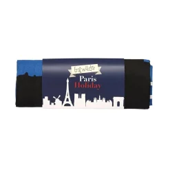 Paris Skyline Square Scarf - Blue