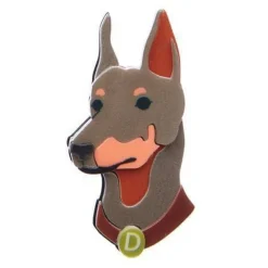 Patrick Pinscher Dog Brooch