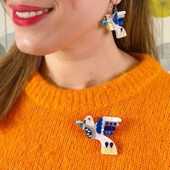 Peace & Love Brooch
