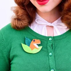 Peak-A-Saurus Rex Brooch