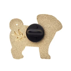 Pebbles The Progressive Pug Enamel Pin