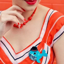Pedro The Piranha Brooch