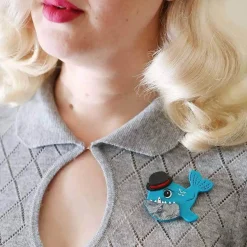 Pedro The Piranha Brooch