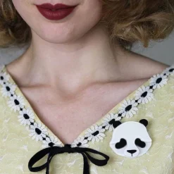 Pepita The Polite Panda Brooch