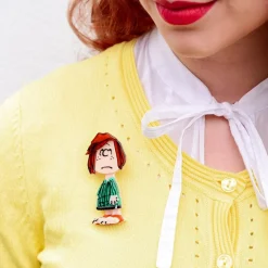 Peppermint Patty Brooch