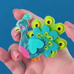 Percy The Peacock Brooch
