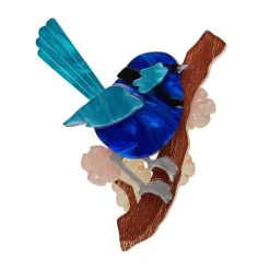 Phoebe The Fairy Wren Brooch