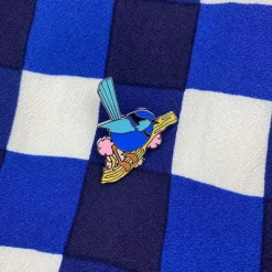 Phoebe The Fairy Wren Enamel Pin