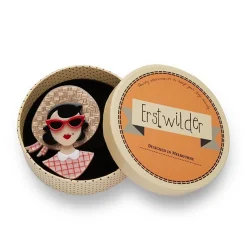 Picnic Portrait Brooch