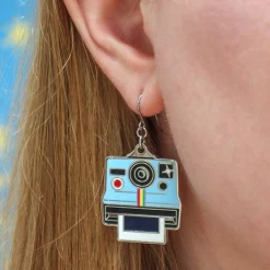Picture Of Us Enamel Drop Earrings