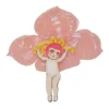 Pink Boronia Brooch