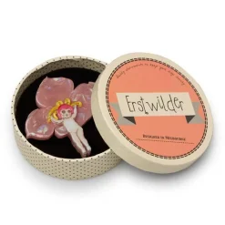 Pink Boronia Brooch