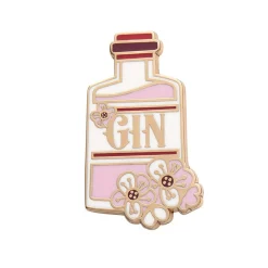 Pink Gin Party Enamel Pin