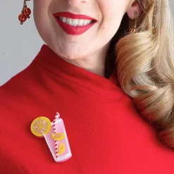 Pink Lemonade Brooch