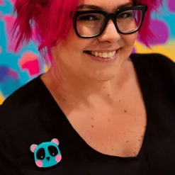Pippa The Panda Brooch
