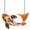 Playing Koi Necklace