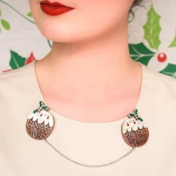 Plum Puddie Cardigan Clips