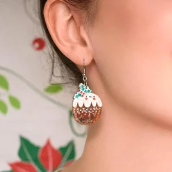 Plum Puddie Earrings