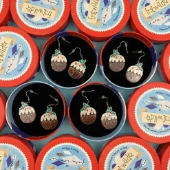Plum Puddie Earrings