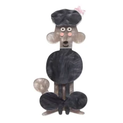 Poodle Along Brooch