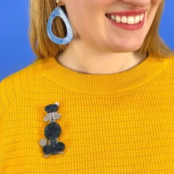Poodle Along Brooch