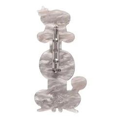 Poodle Along Brooch
