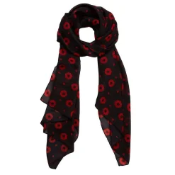Poppy Field Large Neck Scarf
