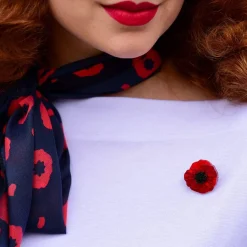 Poppy Field Mini Brooch