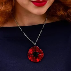 Poppy Field Pendant Necklace