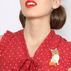 Precocious Pixie Dog Brooch