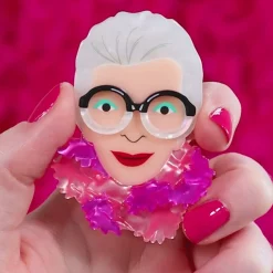 Pretty In Pom Poms Iris Brooch