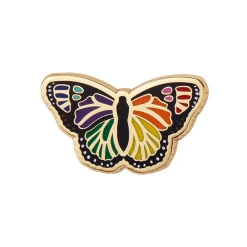 Prince Of Pride Butterfly Enamel Pin