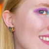 Prince Of Pride Butterfly Enamel Earrings
