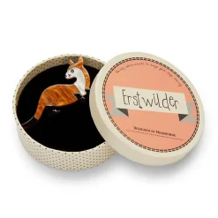 Prince Of The Prarie Black-Footed Ferret Brooch