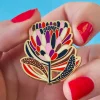 Protea In Bloom Enamel Pin