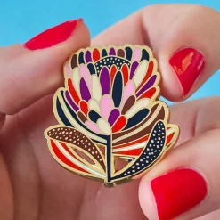 Protea In Bloom Enamel Pin