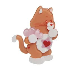 Proud Heart Cat Brooch